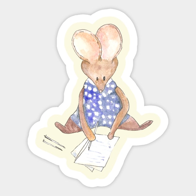 Artist Mouse Sticker by DaceK